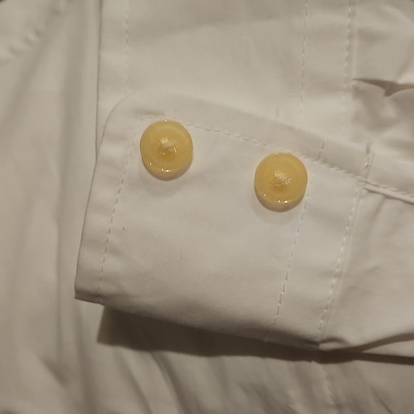 White cotton shirt dress - Picture 6 of 7